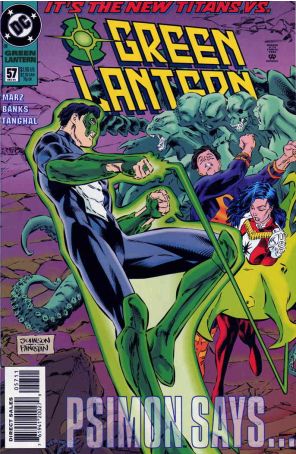 Green Lantern (3rd Series) 57 published by DC with cover art by Jeff Johnson