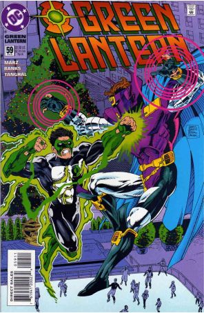 Green Lantern (3rd Series) 59 published by DC with cover art by Darryl Banks