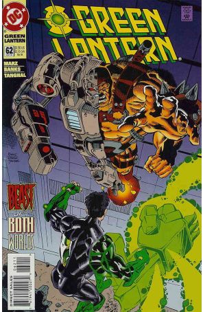 Green Lantern (3rd Series) 62 published by DC with cover art by Darryl Banks