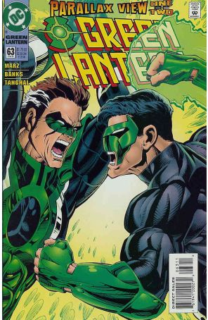 Green Lantern (3rd Series) 63 published by DC with cover art by Darryl Banks