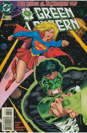 Green Lantern (3rd Series) 65 published by DC with cover art by Ron Lim