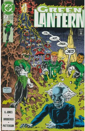 Green Lantern (3rd Series) 7 published by DC with cover art by Pat Broderick