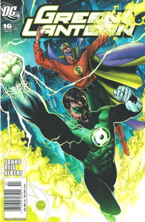 Green Lantern (4th Series) 16 (Newsstand) published by DC with cover art by Ethan Van Sciver