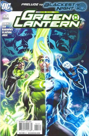 Green Lantern (4th Series) 41A published by DC with cover art by Eddy Barrows