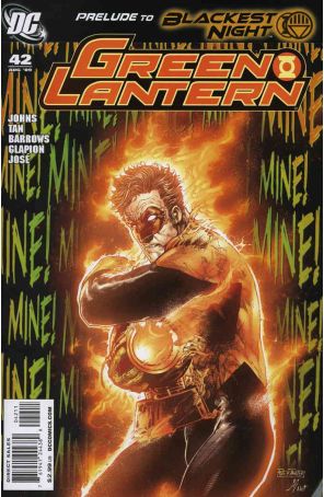 Green Lantern (4th Series) 42 published by DC with cover art by Philip Tan