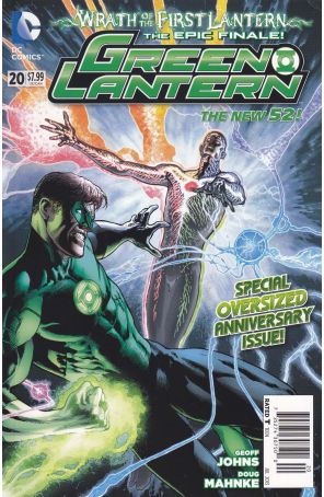 Green Lantern (5th Series) 20 (Newsstand) published by DC with cover art by Doug Mahnke