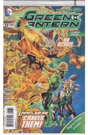 Green Lantern (5th Series) 22B (in bag) published by DC with cover art by Billy Tan