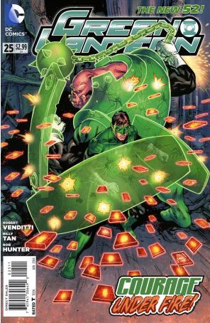 Green Lantern (5th Series) 25 published by DC with cover art by Billy Tan