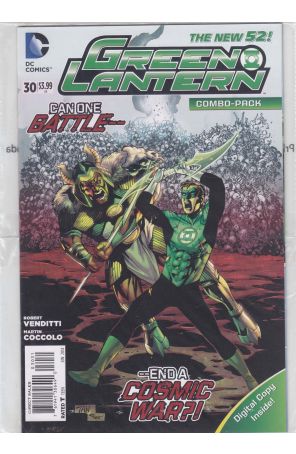 Green Lantern (5th Series) 30B (in bag) published by DC with cover art by Billy Tan