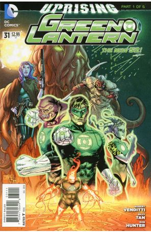 Green Lantern (5th Series) 31 published by DC with cover art by Billy Tan