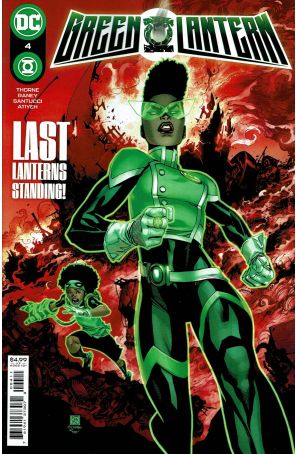 Green Lantern (7th Series) 4 published by DC with cover art by Bernard Chang