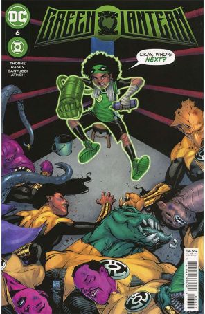 Green Lantern (7th Series) 6 published by DC with cover art by Bernard Chang