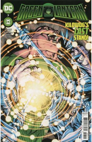 Green Lantern (7th Series) 7 published by DC with cover art by Bernard Chang