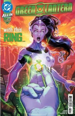 Green Lantern (8th Series) 32A published by DC with cover art by Xermánico
