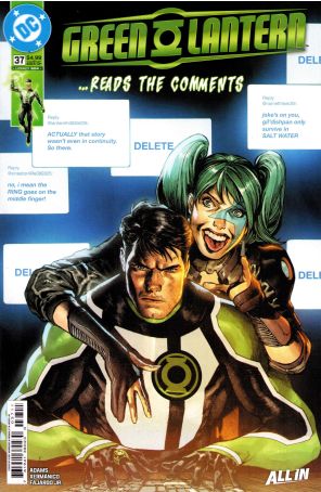 Green Lantern (8th Series) 37A published by DC with cover art by Eddy Barrows