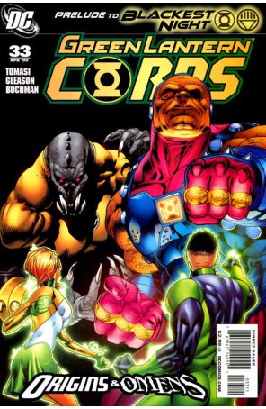 Green Lantern Corps (2nd Series) 33 published by DC with cover art by Patrick Gleason