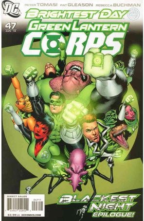 Green Lantern Corps (2nd Series) 47 published by DC with cover art by Patrick Gleason