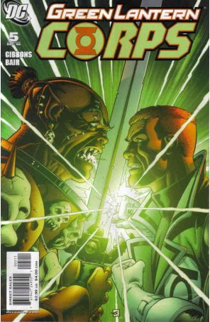 Green Lantern Corps (2nd Series) 5 published by DC with cover art by Dave Gibbons
