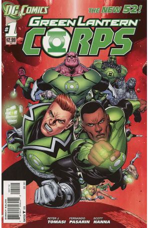 Green Lantern Corps (3rd Series) 1 (2nd) published by DC with cover art by Doug Mahnke