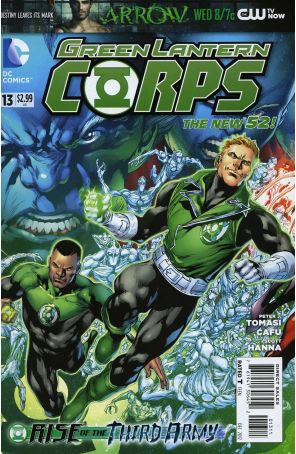 Green Lantern Corps (3rd Series) 13 published by DC with cover art by Ivan Reis