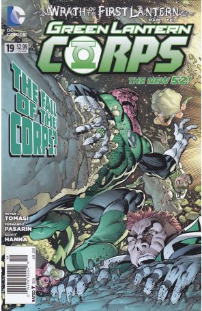 Green Lantern Corps (3rd Series) 19 (Newsstand) published by DC with cover art by Juan Jose Ryp