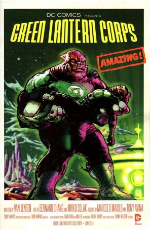 Green Lantern Corps (3rd Series) 40A published by DC with cover art by Tony Harris