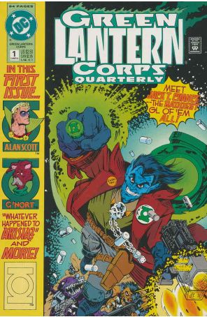 Green Lantern Corps Quarterly 1 published by DC with cover art by Flint Henry