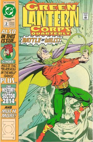 Green Lantern Corps Quarterly 2 published by DC with cover art by Dusty Abell