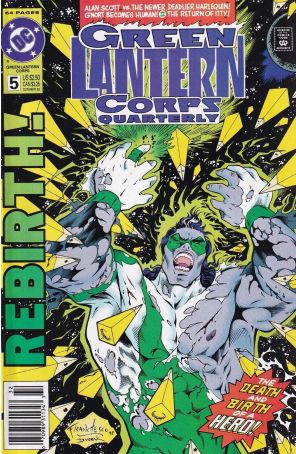 Green Lantern Corps Quarterly 5 (Newsstand) published by DC with cover art by Franchesco