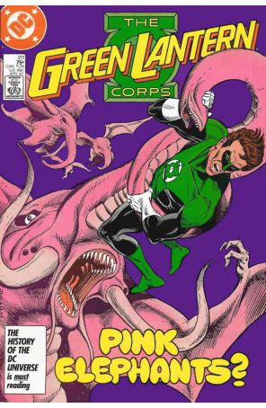 The Green Lantern Corps 211 published by DC with cover art by Joe Staton