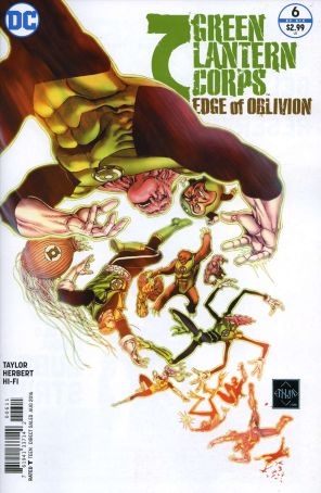 Green Lantern Corps: Edge Of Oblivion 6 published by DC with cover art by Ethan Van Sciver