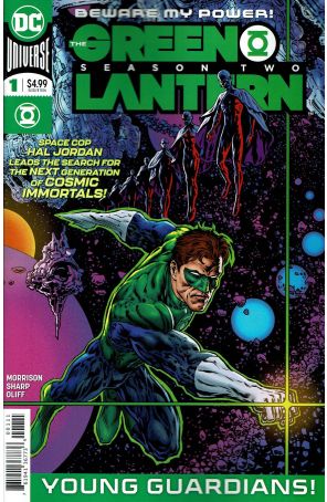The Green Lantern Season Two 1 published by DC with cover art by Liam Sharp
