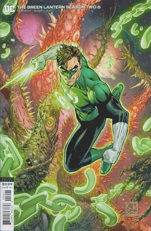 The Green Lantern Season Two 6A published by DC with cover art by Tony S. Daniel