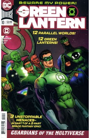 Green Lantern (6th Series) 10 published by DC with cover art by Liam Sharp