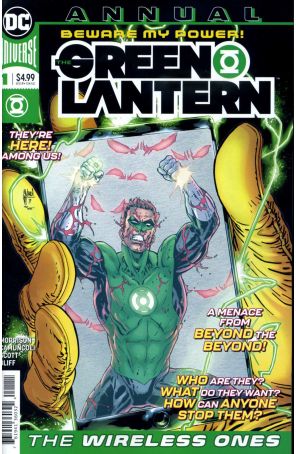 Green Lantern (6th Series) Annual 1 published by DC with cover art by Guillem March