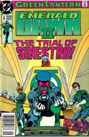 Green Lantern: Emerald Dawn II 6 (Newsstand) published by DC with cover art by Mark D. Bright