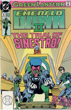 Green Lantern: Emerald Dawn II 6 published by DC with cover art by Mark D. Bright