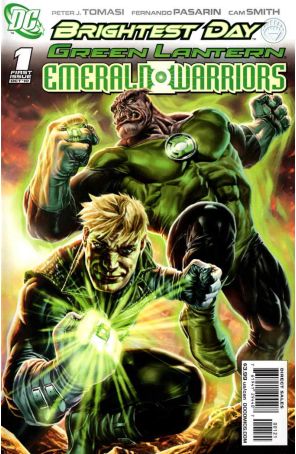Green Lantern: Emerald Warriors 1A published by DC with cover art by Lee Bermejo