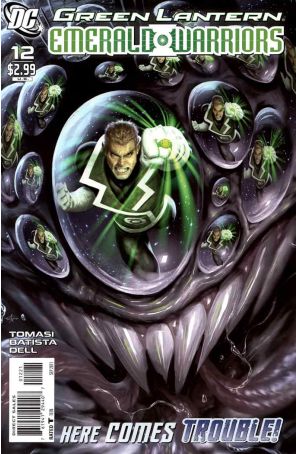 Green Lantern: Emerald Warriors 12A published by DC with cover art by Alex Garner