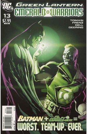Green Lantern: Emerald Warriors 13A published by DC with cover art by Pete Woods