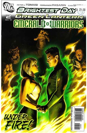 Green Lantern: Emerald Warriors 2A published by DC with cover art by Felipe Massafera