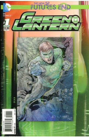 Green Lantern: Futures End 1 published by DC with cover art by Billy Tan