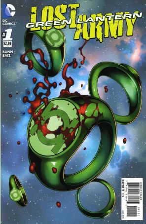 Green Lantern: Lost Army 1 published by DC with cover art by Jesus Saiz