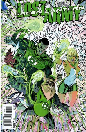 Green Lantern: Lost Army 5 published by DC with cover art by Guillem March