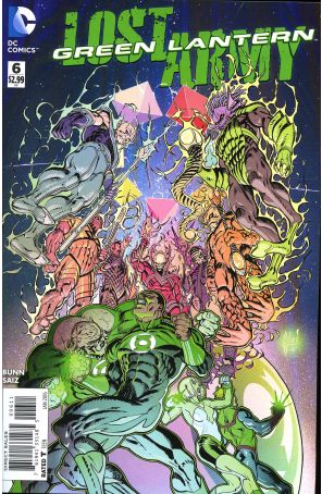 Green Lantern: Lost Army 6 published by DC with cover art by Guillem March