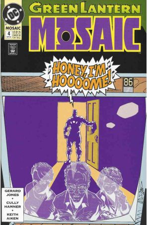 Green Lantern: Mosaic 4 published by DC with cover art by Cully Hammer