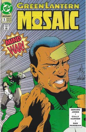 Green Lantern: Mosaic 5 published by DC with cover art by Cully Hammer