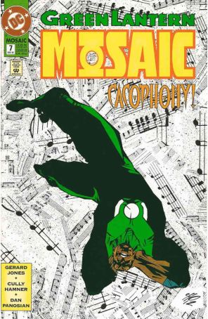 Green Lantern: Mosaic 7 published by DC with cover art by Cully Hammer
