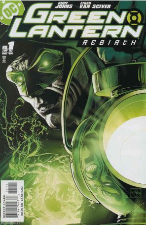 Green Lantern: Rebirth 1 published by DC with cover art by Ethan Van Sciver