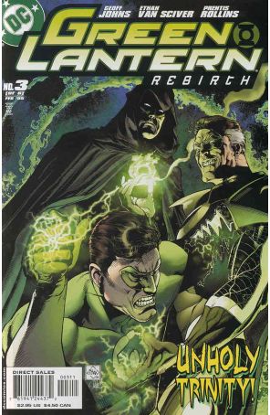 Green Lantern: Rebirth 3 published by DC with cover art by Ethan Van Sciver